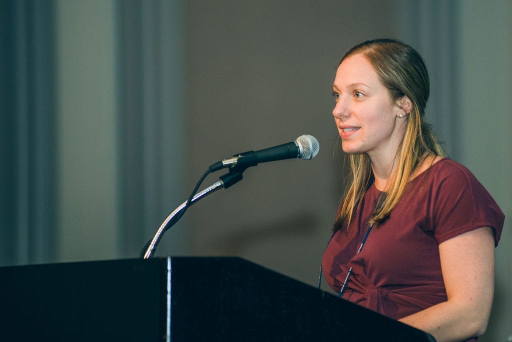 Kristina Lachance presented “Detecting Merkel cell carcinoma recurrence using a blood test: Outcomes from 774 patients” at a Concurrent Mini-symposium.