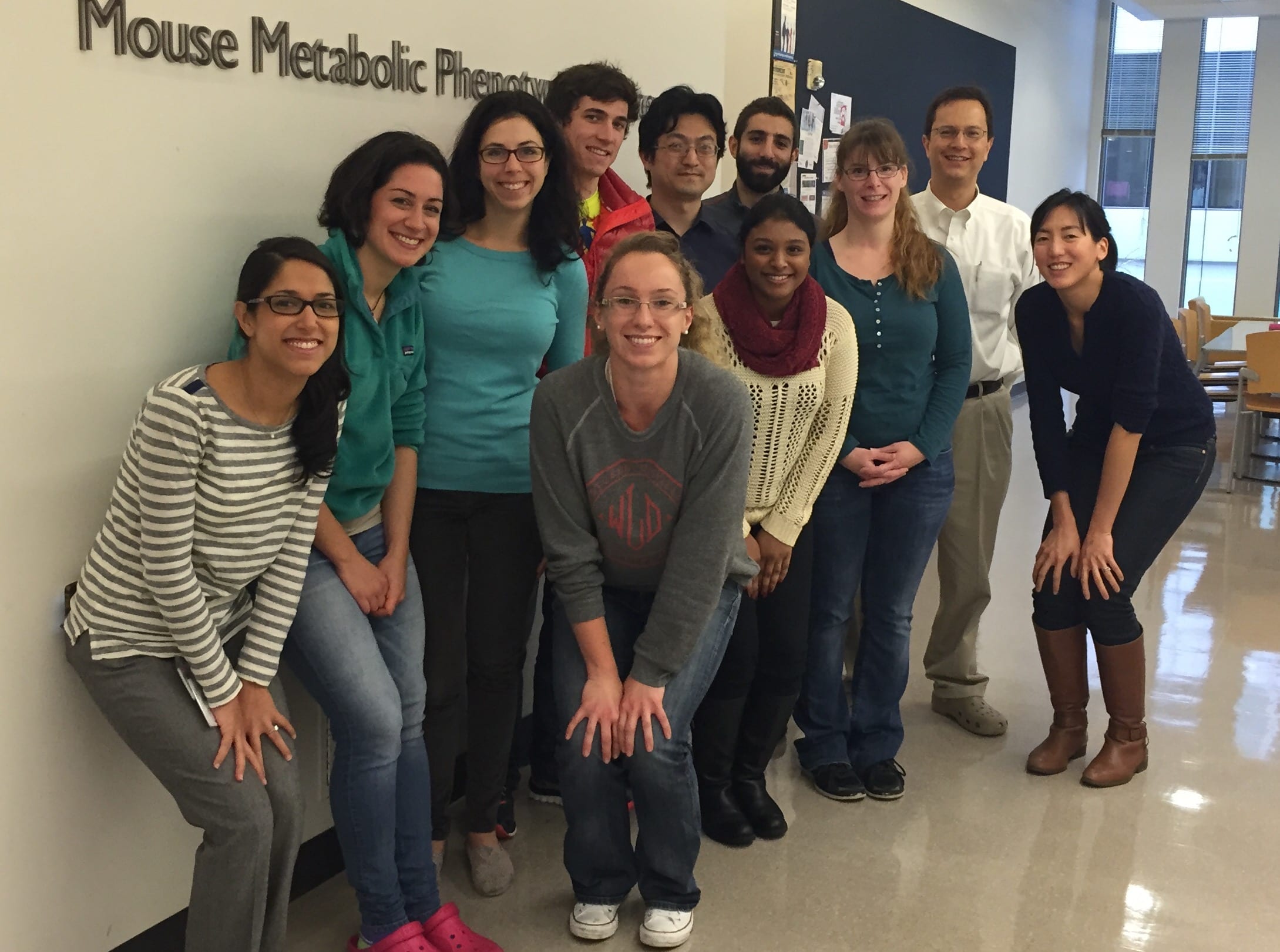 Lab Members gathered together for Pre-Thanksgiving photo!